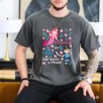 Gender Reveal Party Shirt Mermaid Or Pirate Dad Wants Pirate Men's Comfort Colors T-Shirt Pepper