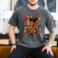 Geometric History Educated Women Reading Book Melanin Men's Comfort Colors T-Shirt Pepper