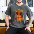 Girl Future HBCU Graduate Afro College Graduation Kids Men's Comfort Colors T-Shirt Pepper