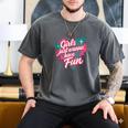 Girls Just Wanna Have Fun Retro 80s Nostalgia Night Out Men's Comfort Colors T-Shirt Pepper