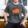 Grad Class Of 2026 Capybara Graduation Graduated Kids Men's Comfort Colors T-Shirt Pepper