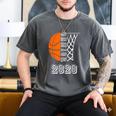 Graduate Senior Class 2020 Graduation Basketball Player Men's Comfort Colors T-Shirt Pepper