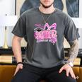 Graduation 2027 Senior 2027 Class Of 2027 Coquette Pink Girl Men's Comfort Colors T-Shirt Pepper