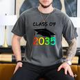 Graduation Class Of 2035 Hand Prints Space Pre-K -12th Grade Men's Comfort Colors T-Shirt Pepper