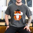 Graduation Fox School Bachelor Master Doctor Study Men's Comfort Colors T-Shirt Pepper