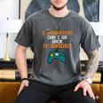 Graduation I Graduated Can I Go Back To Gaming Men's Comfort Colors T-Shirt Pepper