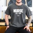 Graduation For Nurse Practitioners 2018 Nursing School Men's Comfort Colors T-Shirt Pepper