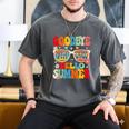 Groovy Goodbye 7th Grade Graduation Hello Summer Kids Men's Comfort Colors T-Shirt Pepper