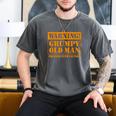 Grumpy Old Man Tee Shirt For Grandfathers Dads Father's Day Men's Comfort Colors T-Shirt Pepper