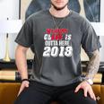 My Happy Class Is Outta Here 2018 Graduation Men's Comfort Colors T-Shirt Pepper