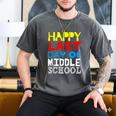 Happy Last Day Of Middle School Graduation Men's Comfort Colors T-Shirt Pepper