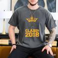 High School King Graduation Shirt Class Of 2018 Seniors Men's Comfort Colors T-Shirt Pepper