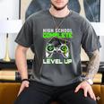 High School Level Complete Class Of 2024 Graduation Men's Comfort Colors T-Shirt Pepper