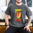 Hilarious Hot Dog Dad Joke Text Pun Dirty Joke -Barbecue Men's Comfort Colors T-Shirt Pepper