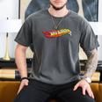 Hot Wheels Comic Book Fire Logo Men's Comfort Colors T-Shirt Pepper