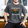 Hunting Is My Escape Introvert Hunter Antisocial Men's Comfort Colors T-Shirt Pepper