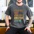 Husband Dad Athletic Director Legend Athletic Directors Men's Comfort Colors T-Shirt Pepper