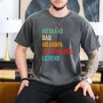 Husband Dad Grandpa 75 Year Old Legend 75th Birthday Men's Comfort Colors T-Shirt Pepper
