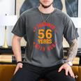 Husband I Survived 56 Years With Her Wife Marriage Memory Men's Comfort Colors T-Shirt Pepper Husband I Survived 56 Years With Her Wife Marriage Memory Men's Comfort Colors T-Shirt Pepper