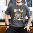 HVAC Dad But Cooler HVAC Technician Father Men's Comfort Colors T-Shirt Pepper