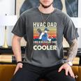 HVAC Dad Like A Regular Dad HVAC Technician AC Repairman Men's Comfort Colors T-Shirt Pepper