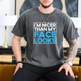 I'm Nicer Than My Face Looks Shy People Introverts Men's Comfort Colors T-Shirt Pepper