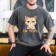 Introvert Anime Cat Ew People Men's Comfort Colors T-Shirt Pepper Introvert Anime Cat Ew People Men's Comfort Colors T-Shirt Pepper