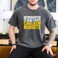 Introvert Antisocial Chicken Nugget Lover Foodie Men's Comfort Colors T-Shirt Pepper Introvert Antisocial Chicken Nugget Lover Foodie Men's Comfort Colors T-Shirt Pepper