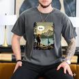 Introvert Bigfoot Sasquatch Loch Ness Monster Bruh Men's Comfort Colors T-Shirt Pepper