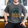 Introvert Camping Social Battery Recharging In The Woods Men's Comfort Colors T-Shirt Pepper