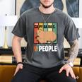 Introvert Capybara Rodent Animal Lover Antisocial Retro Men's Comfort Colors T-Shirt Pepper