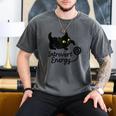 Introvert Energy Cat Love Cat Meme Men's Comfort Colors T-Shirt Pepper