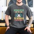 Introvert Saying Antisocial Sarcasm Introverts Men's Comfort Colors T-Shirt Pepper
