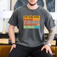 Introvert Stop Being Afraid Of Silence Just Awkward Men's Comfort Colors T-Shirt Pepper