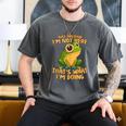 Introverts Thats What Im Doing Just Pretends Men's Comfort Colors T-Shirt Pepper