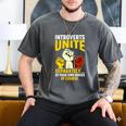 Introverts Unite Introvert Antisocial Anti Social Men's Comfort Colors T-Shirt Pepper