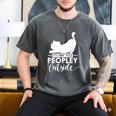 It's Way Too Peopley Outside Cute Cat Introvert Men's Comfort Colors T-Shirt Pepper It's Way Too Peopley Outside Cute Cat Introvert Men's Comfort Colors T-Shirt Pepper