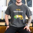 It's Too Peopley Outside Introvert And Cat Lover Men's Comfort Colors T-Shirt Pepper