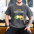It's Too Peopley Outside Introvert And Cat Lover Men's Comfort Colors T-Shirt Pepper