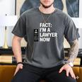 JD ESQ Law Graduate Fact I’m a Lawyer Now Graduation Men's Comfort Colors T-Shirt Pepper