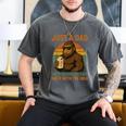 Just A Dad Who Always Came Back With The Milk Bigfoot Men's Comfort Colors T-Shirt Pepper