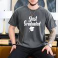 Just Graduated With A Graduation Cap Men's Comfort Colors T-Shirt Pepper