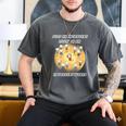 Just An Introvert Living In An Extrovert World Stickmen Men's Comfort Colors T-Shirt Pepper