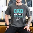 Kids Birthday Party Parent Birthday Girl Father Daddy Dad Men's Comfort Colors T-Shirt Pepper