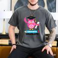 Kindergarten Graduation Tee Shirt Pink Owl T-Shir Men's Comfort Colors T-Shirt Pepper