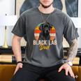 Lab Dad Retro Black Labrador Owner Men's Comfort Colors T-Shirt Pepper