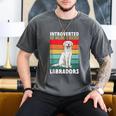 Labrador Retriever Introvert White Lab Men's Comfort Colors T-Shirt Pepper Labrador Retriever Introvert White Lab Men's Comfort Colors T-Shirt Pepper