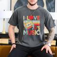 I Love 70's Music Retro Style Nostalgia Cassette 1970s Party Men's Comfort Colors T-Shirt Pepper