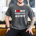 I Love My Introvert Aunt I Heart My Introvert Aunt Men's Comfort Colors T-Shirt Pepper I Love My Introvert Aunt I Heart My Introvert Aunt Men's Comfort Colors T-Shirt Pepper