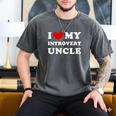 I Love My Introvert Uncle I Heart My Introvert Uncle Men's Comfort Colors T-Shirt Pepper I Love My Introvert Uncle I Heart My Introvert Uncle Men's Comfort Colors T-Shirt Pepper